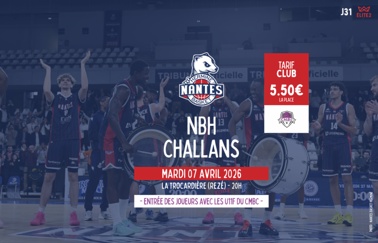 Place pour Hermine VS Challans le 07/04/2026